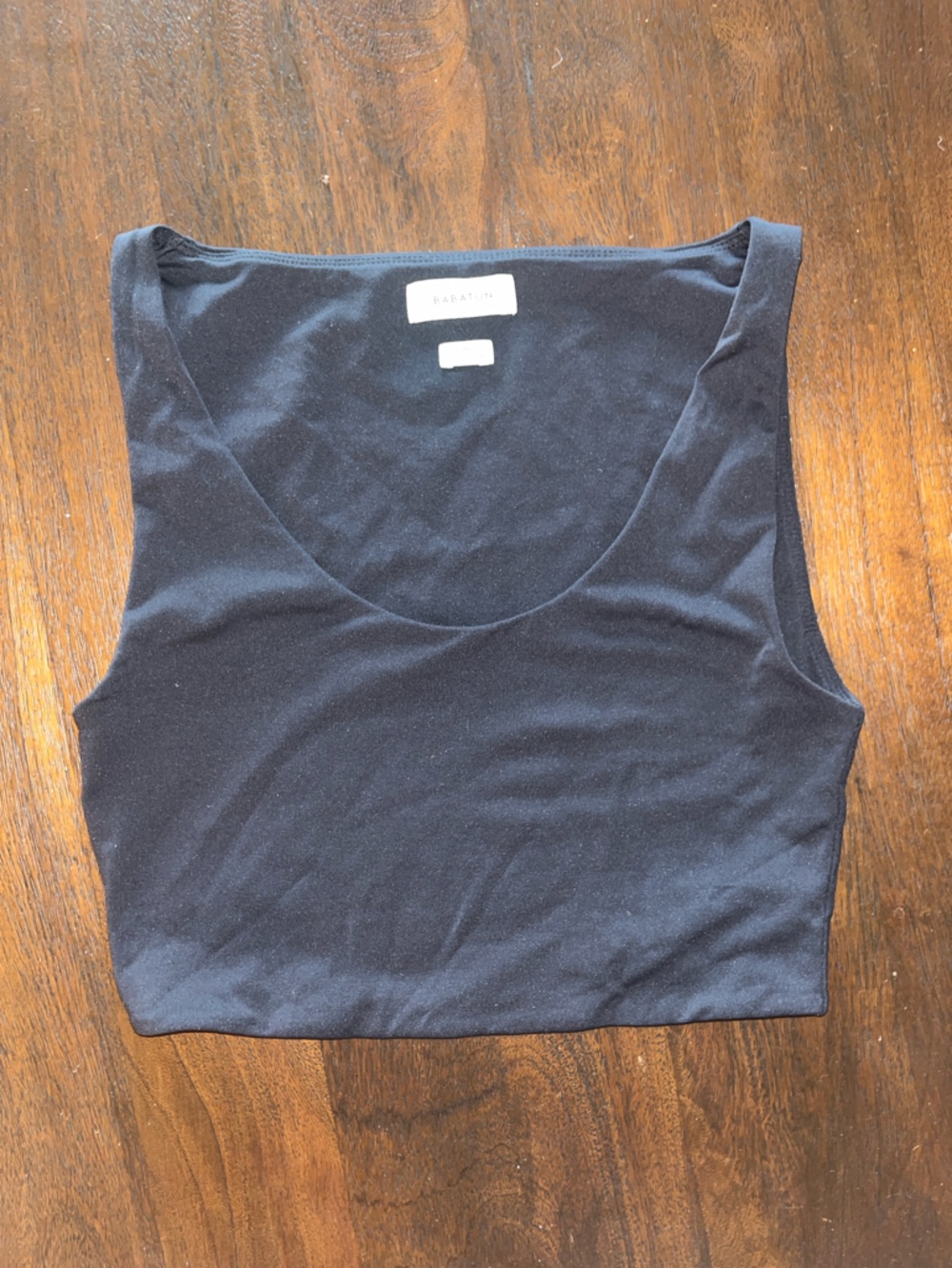 Babaton Black Cropped Tank Top